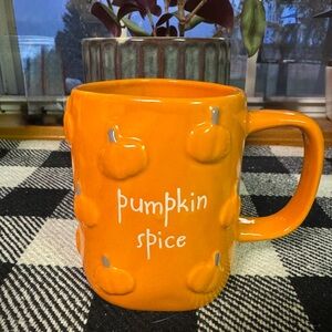 Rae Dunn Orange Pumpkin Spice Mug